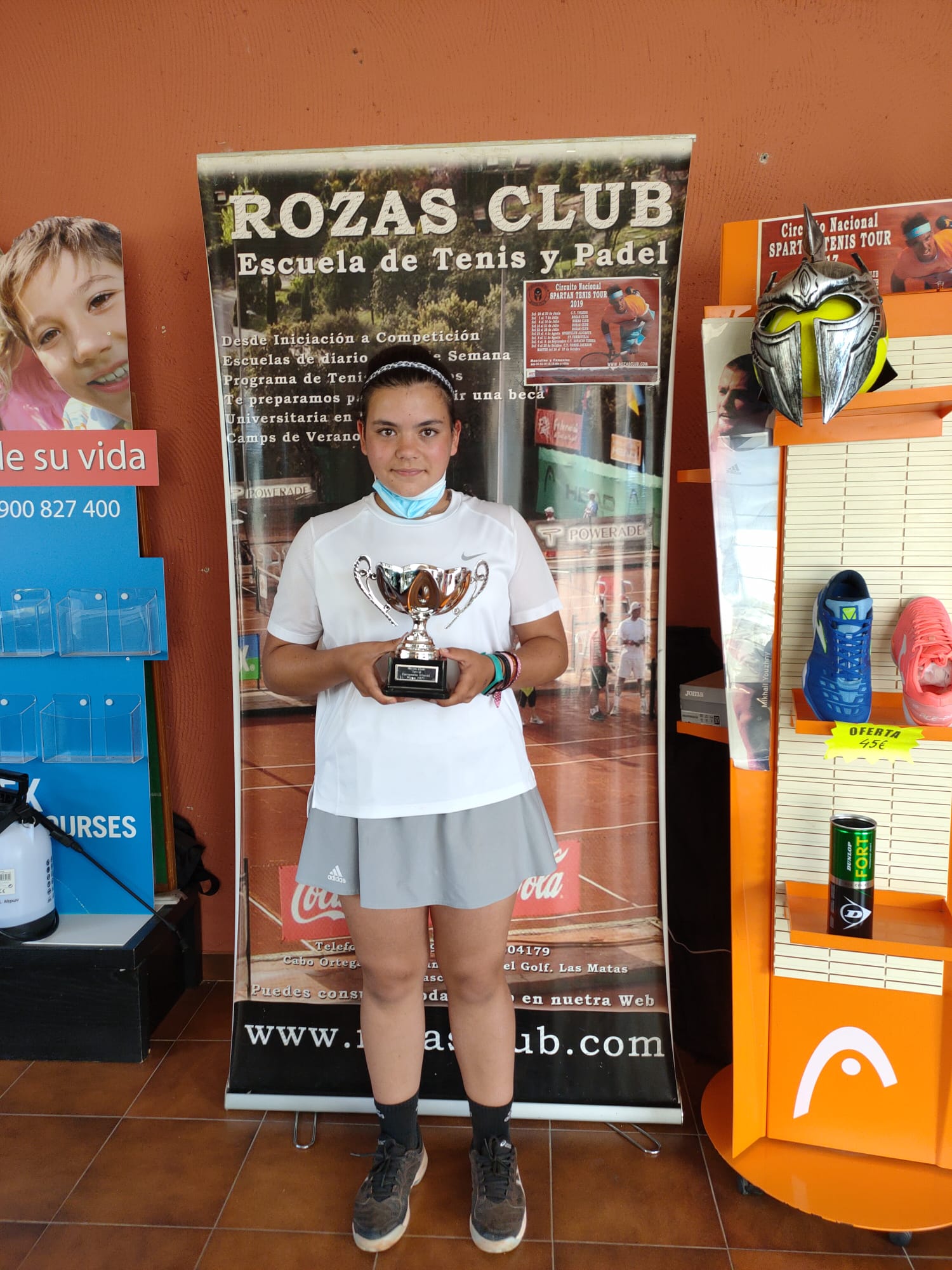 Campeona Torneo «Las Rozas Club» en la categoría Infantil