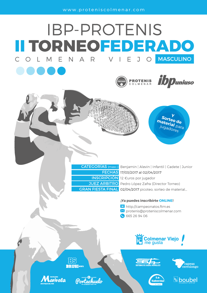 III Torneo Federado IBP-Protenis Colmenar 2018