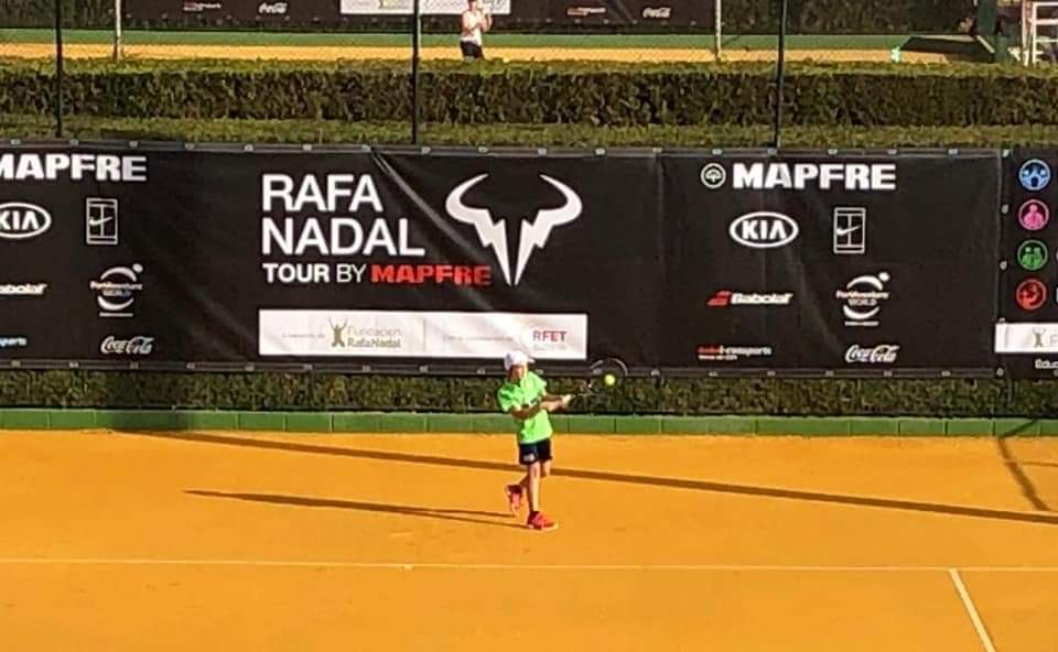 Iván Menéndez en el Torneo Rafa Nadal Tour en Sevilla